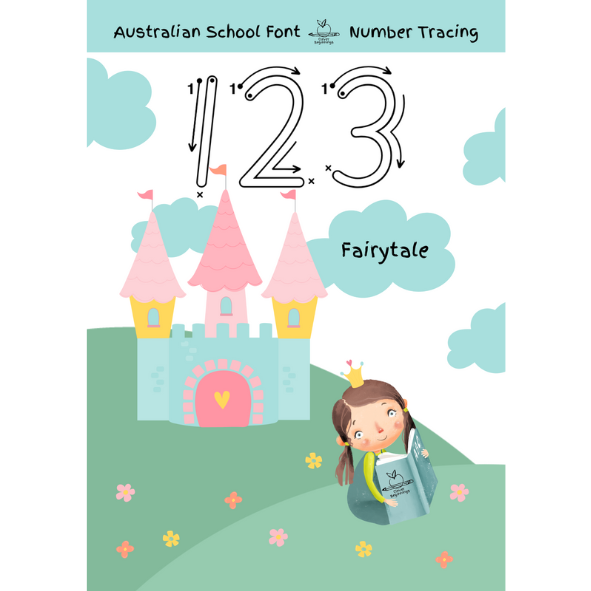 *BUNDLE* ABC & 123 Fairytale Tracing Books (DIGITAL DOWNLOAD)