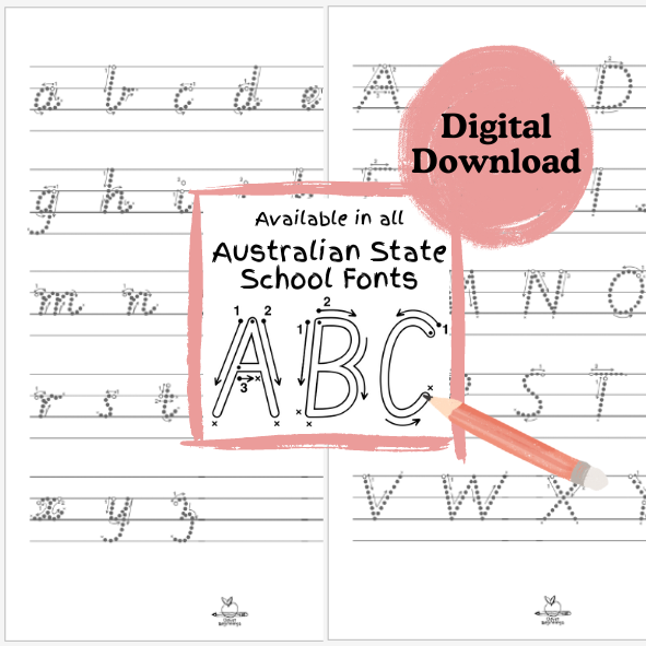 ABC Fairytale Letter Tracing Book (DIGITAL DOWNLOAD)