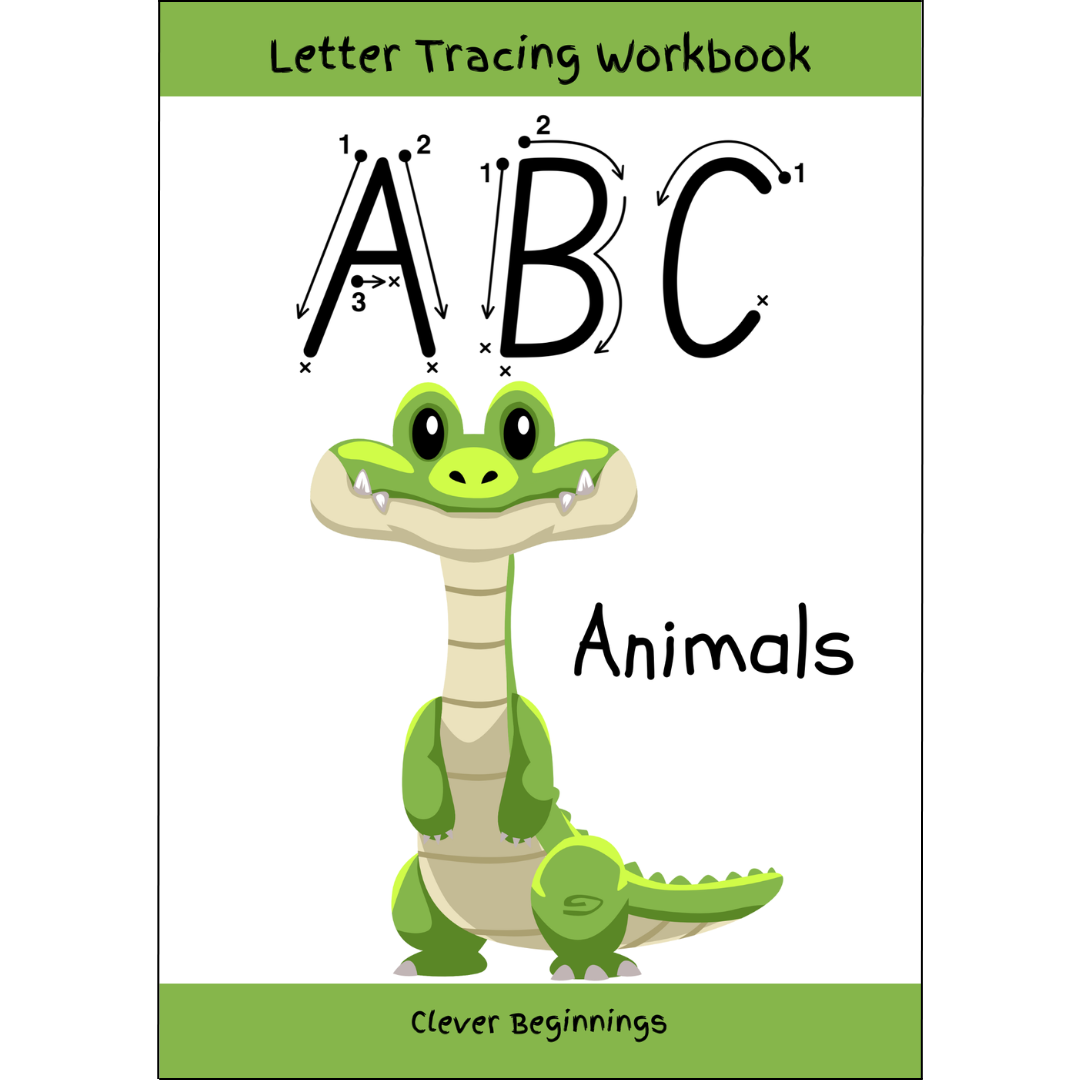 ABC Animal Letter Tracing Workbook (DIGITAL DOWNLOAD)
