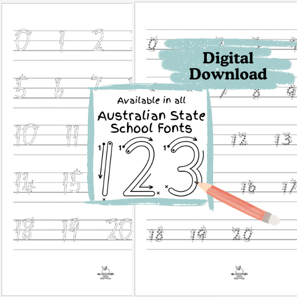 *BUNDLE* ABC & 123 Construction Tracing Books (DIGITAL DOWNLOAD)