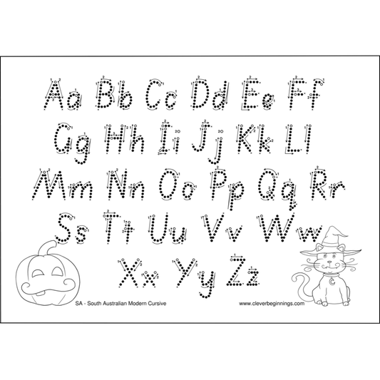 Alphabet Halloween Worksheet (DIGITAL DOWNLOAD)