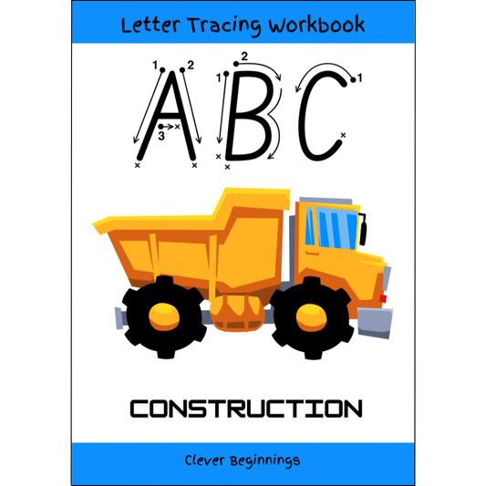 ABC Construction Letter Tracing Workbook (DIGITAL DOWNLOAD) (Copy)