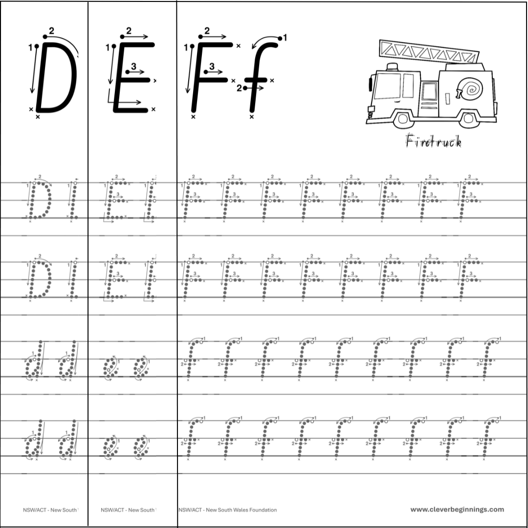 ABC Transport Letter Tracing Workbook (DIGITAL DOWNLOAD)