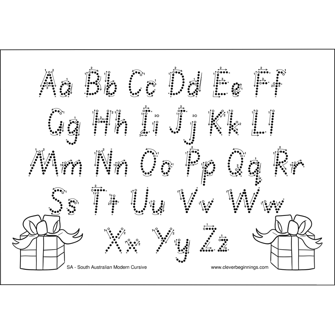 Alphabet Christmas Worksheet (DIGITAL DOWNLOAD)