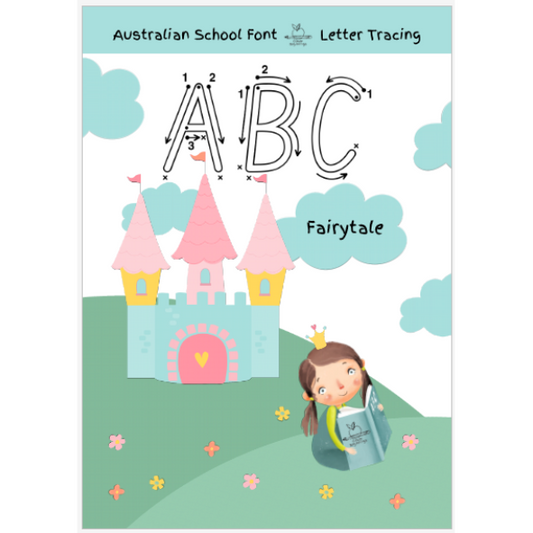 ABC Fairytale Letter Tracing Book (DIGITAL DOWNLOAD)